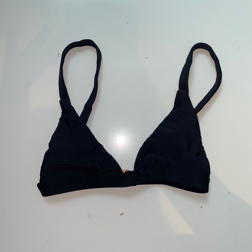 SOMERFIELD SWIM Black Bikini Top Size XS
